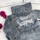Дитячий плюшевий халат з вишивкою "Захарчик"