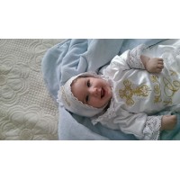 Хрестильна сорочка з чепчиком